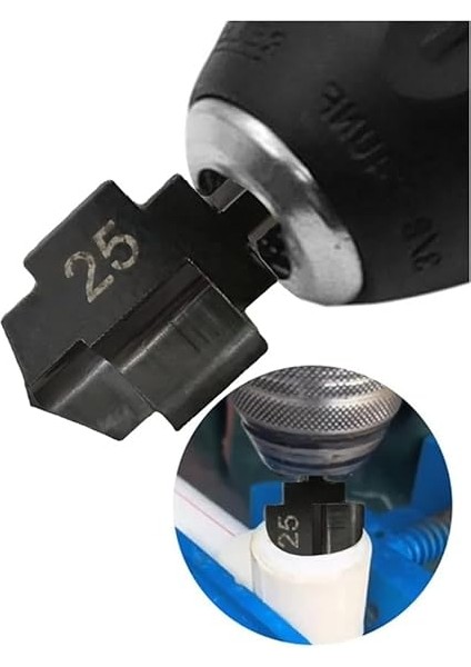 3 Adet Ppr Kaldırma Kademeli Matkap Ucu Su Borusu Bağlantı Aracı 20/25/32 Tesisatçı Su Borusu Zımba Matkap Ucu indirimleri