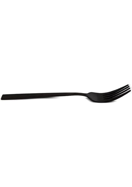 Quantum Mat Siyah Tatlı Çatalı 16CM 6 Adet modelleri