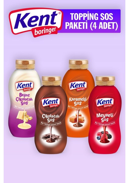 Topping Sos 320 gr 4 Lü Karma Paket