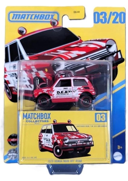 Koleksiyon Araçlar GBJ48 - JCL34 1970 Honda N600 Off Road