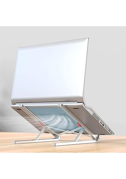 Saiji X2 Taşıma Çantalı Alüminyum Notebook Laptop Standı Gümüş modelleri