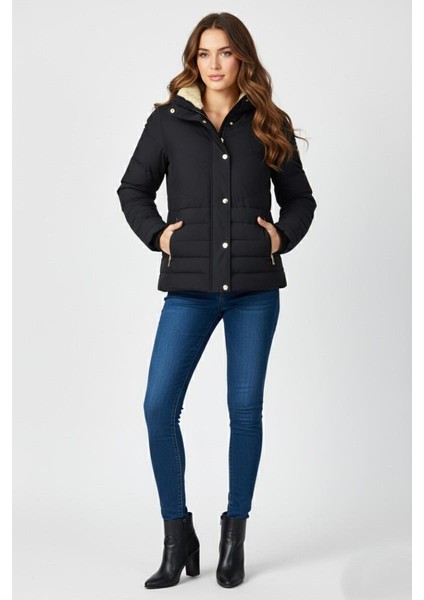 Kadın Spor Içi Peluş Mont M5309 BGL-ST04914