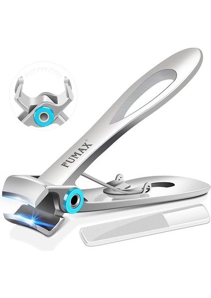 Kalın Tırnaklar Için Geniş Çene Açma Tırnak Makası, Ekstra Büyük Ayak Tırnağı Makası, Erkek, Yaşlı, Sert Tırnaklar Için Tırnak Törpüsü ile