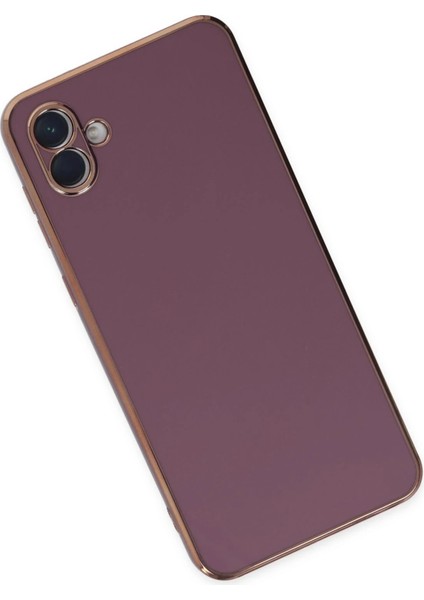 Samsung Galaxy A04 Kılıf Volet Silikon - Mor