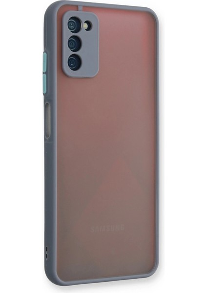 Samsung Galaxy A03S Kılıf Montreal Silikon Kapak - Gri indirimleri
