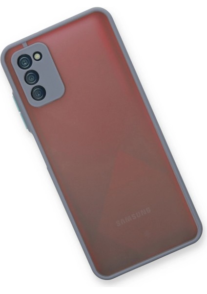 Samsung Galaxy A03S Kılıf Montreal Silikon Kapak - Gri