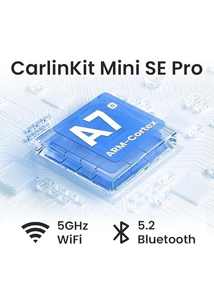 5.0 Se Pro Kablosuz Android Otomatik ve Carplay Adaptörü, Oem Araçlar Için Kablolu Kablosuza Dönüştürme (Model Yılı: 2015 - 2025) Kablolu Carplay ve Android Auto Cars ile Uyumlu fırsatları