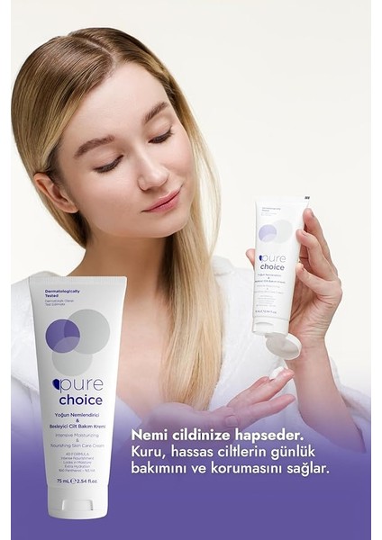 Choice Yoğun Nemlendirici ve Besleyici Cilt Bakım Kremi 75 Mililitre fırsatları