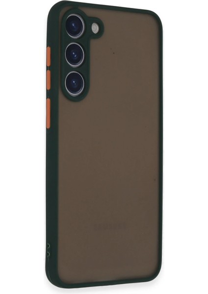 Samsung Galaxy S23 Plus Kılıf Montreal Silikon Kapak - Yeşil