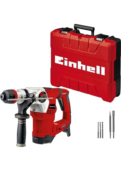 Kırıcı Delici Te-Rh 32 4f Kit (1250 W, 5 Joule, Betonda 32 mm Delme, Sds-Plus, Titreşim Önleyici Sap, E-Box Dahil, 3 Matkap Ucu, Sivri ve Düz Keski) - 4257944