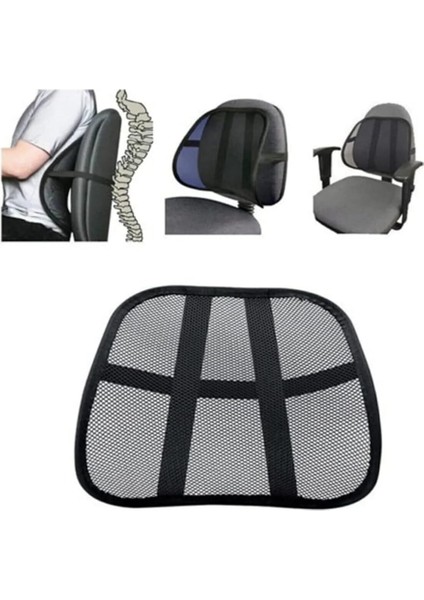 Sırt Dayama Filesi Terletmeyen Bel Desteği Minderi Ortopedik Ofis Koltuk Yastığı Bel Fıtık Koruyucu Bel Destek fırsatları