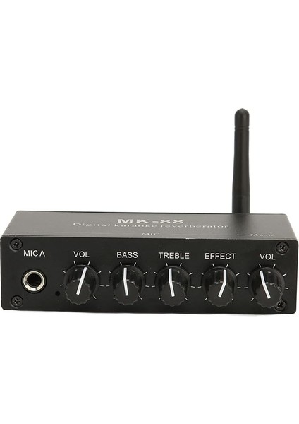 6.5mm Karaoke Mikser Alüminyum Alaşım Çift Mikrofon Girişi Taşınabilir Dijital Karaoke Ses Amplifikatörü Ktv Sahne Partisi
