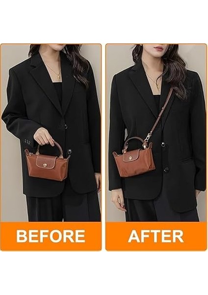 Longchamp Kadın Omuz Askısı, Ayarlanabilir Omuz Askısı, Çanta Için Deri Kayış, Longchamp Mini Bag Straps, Çanta Kayışı Uzatma (Omuz Askısı Genişliği 0,9 Cm) modelleri