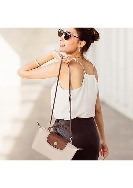 Longchamp Kadın Omuz Askısı, Ayarlanabilir Omuz Askısı, Çanta Için Deri Kayış, Longchamp Mini Bag Straps, Çanta Kayışı Uzatma (Omuz Askısı Genişliği 0,9 Cm) indirimleri