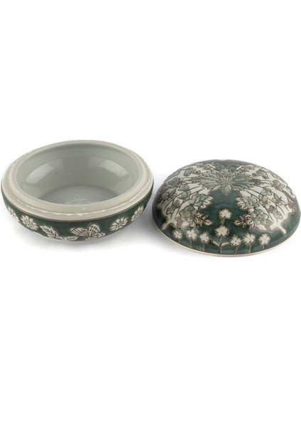 Yeşil Kelebekli Dekoratif Kutu 15X8CM fiyatları