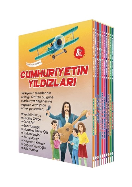 Cumhuriyetin Yıldızları Seti - 10 Kitap Takım - Kutulu