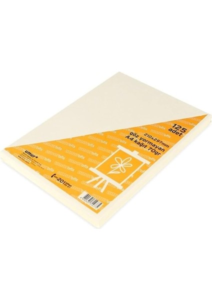 Göz Yormayan A4 Kağıt Çizgisiz 125`LI A4 70GR fiyatları
