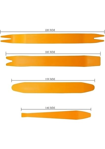 8 Parça Trim Teyp Sökme Set (Sökme Aparatları Sert Abs Malzemedir) Teyp, Kapı, Döşeme Sökme Takımı fiyatları