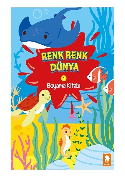 Renk Renk Dünya Boyama Kitabı - 1