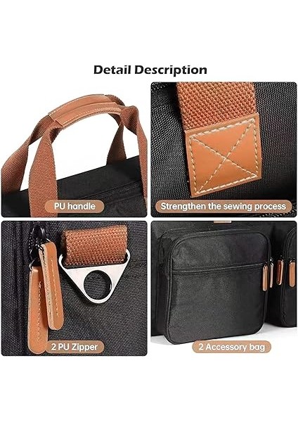 Dj Denetleyici Kılıfı 22X7X11.5INCH Dj Çanta Aksesuarları Ddj Flx4 Sb3 Sb2 400 Rb Omuz Kayışı ile Uygun indirimleri