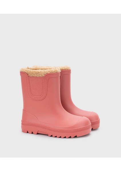 Verona Borreguıto Coral Içi Kürklü Yağmur Çizmesi