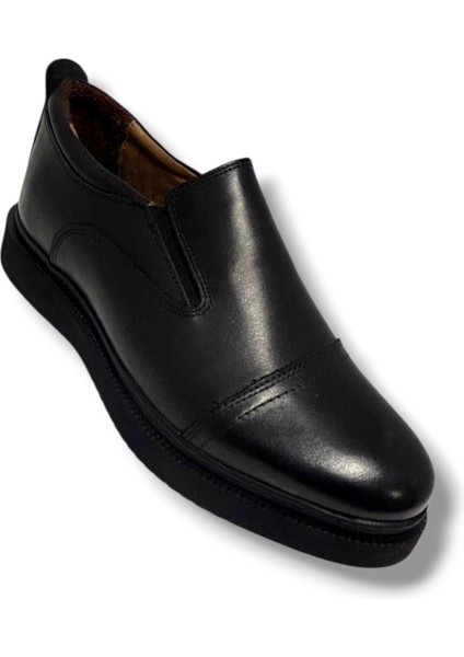 308-26 Hakiki Deri Anatomik Jel Taban Lastikli Erkek Ayakkabı
