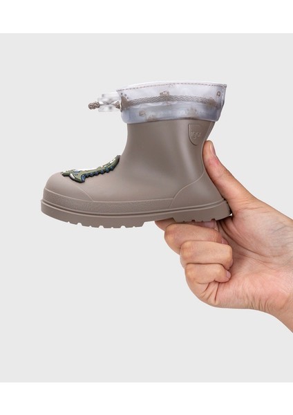 Mendi Dino Borrego Taupe Içi Kürklü Erkek Çoçuk Yağmur Çizmesi fiyatları