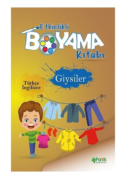 Etkinlikli Boyama Kitabı Giysiler