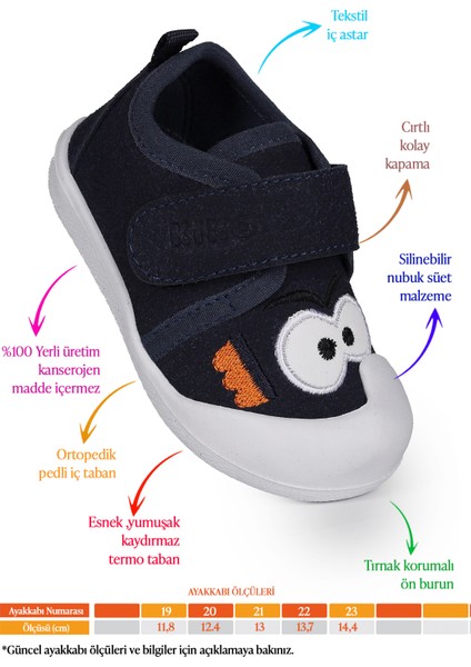 Cookie Cırtlı Kız Bebek Ilk Adım Ortopedik Günlük Ayakkabı fiyatları