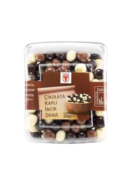 Tariş Bitter Çikolata Kaplı Incir Draje 350G