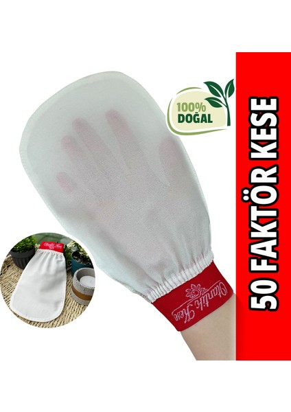 Banyo Kesesi, Hamam Kesesi, Duş Kesesi, Vücut Kesesi, 50 Faktör Orta Sert Banyo Kesesi