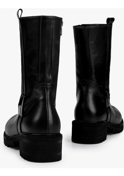 Kadın Axel Siyah Hakiki Deri Bot fırsatları