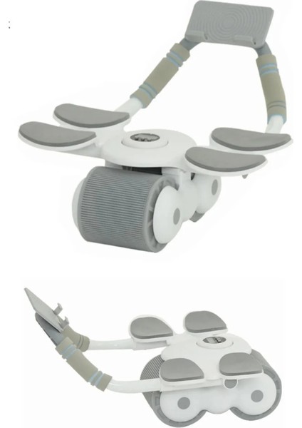 Dijital Ekranlı Çek Bırak - Dirsek Destekli Mekik Aleti - Karın Egzersiz Aleti