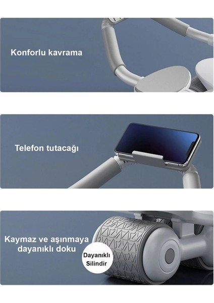 Dijital Ekranlı Çek Bırak - Dirsek Destekli Mekik Aleti - Karın Egzersiz Aleti modelleri