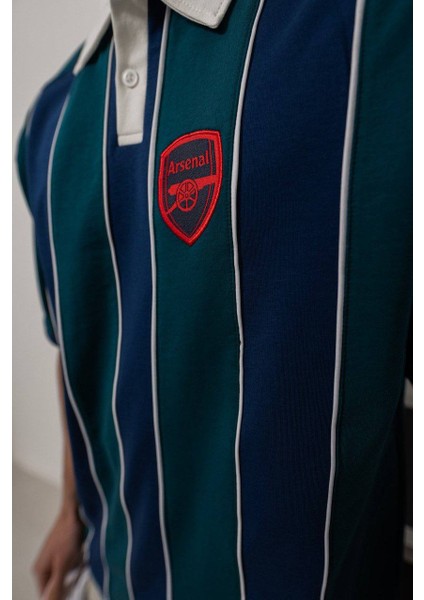 Arsnal Yakalı Tişört - 3 Iplik Oversize Tişört Kaliteli Düğmeli Yaka modelleri