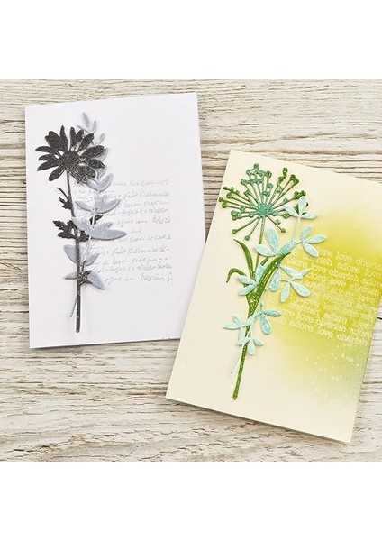 Thinlits Zımba Şablonları 5 Adet - Yaban Çiçeği Sap #1 Tim Holtz fiyatları