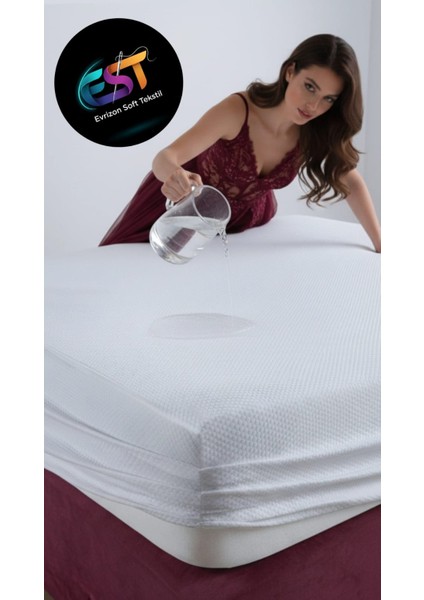 Komple Lastikli Fitted Sıvı Geçirmez Yatak Alezi