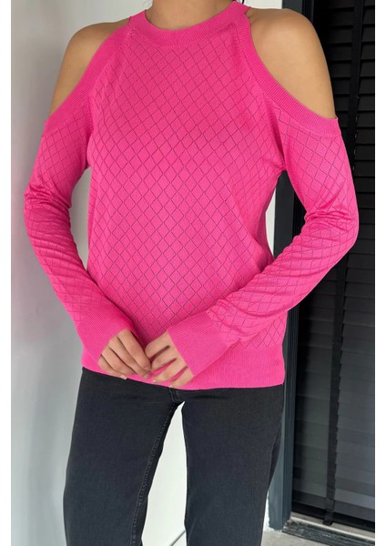 Omuz Dekolteli Kadın Triko Bluz P-00014620 fiyatları