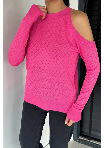 Omuz Dekolteli Kadın Triko Bluz P-00014620 modelleri