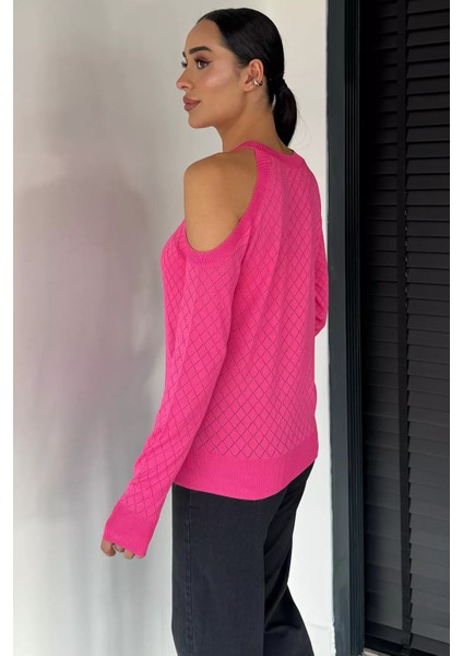 Omuz Dekolteli Kadın Triko Bluz P-00014620 fırsatları