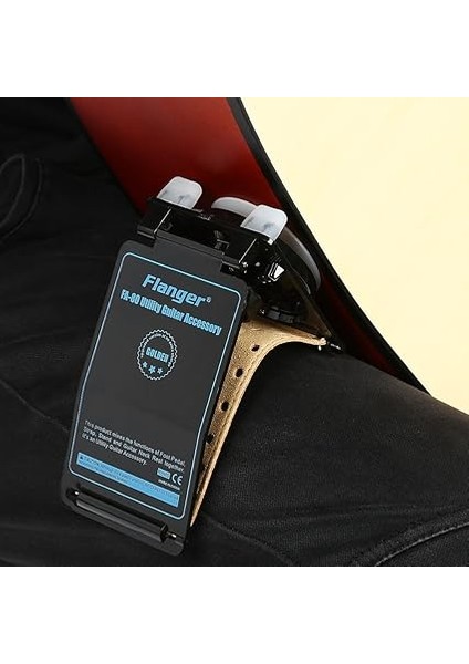 Klasik Gitar Desteği, Taşınabilir Pu Deri Boyun Dayanağı Enstrüman Aksesuarı Klasik Elektro Bas Gitar Oyuncuları Için indirimleri