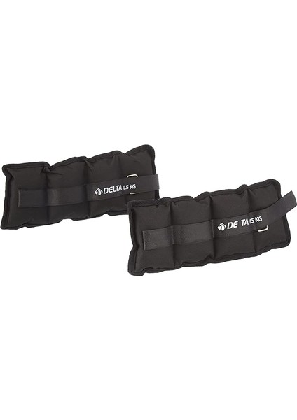 El Ayak Bilek Kas Güçlendirici Ağırlık Seti,2 x 0,5 Kg,siyah