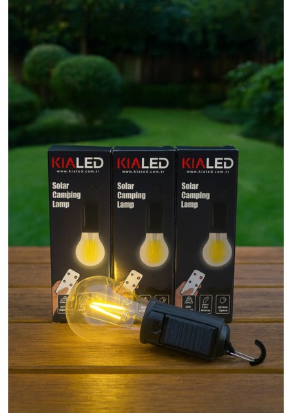 3'lü Taşınabilir Kumandalı Solar Şarjlı LED Ampul modelleri