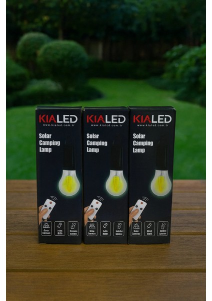 3'lü Taşınabilir Kumandalı Solar Şarjlı LED Ampul fırsatları