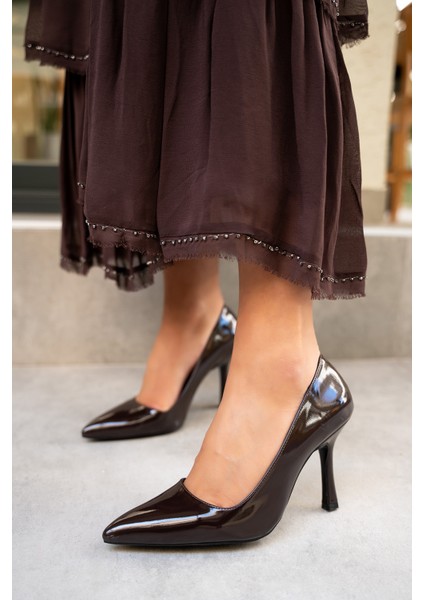Relly Acı Kahve Topuklu Ayakkabı modelleri
