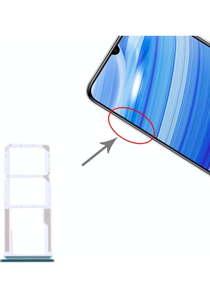 Xiaomi Redmi Note 9 Uyumlu Sim Tepsisi Sim Kart Yuvası