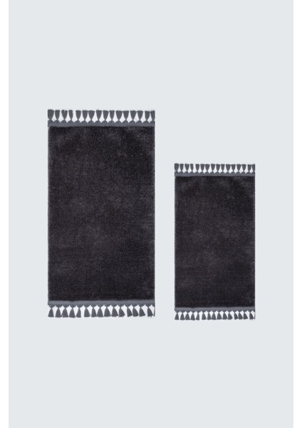 Yıkanabilir Premium Ponpon Saçaklı Kaymaz Taban Post Peluş Banyo Paspası 2'li Takım Bej mt fırsatları