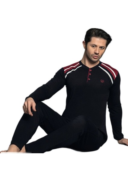 Leonardo Prime Penye Kumaş Erkek Pijama Takımı M/xxl