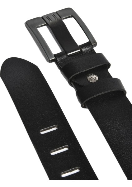 Siyah Kalın Dilli Ve Tokalı Erkek Spor Deri Erkek Kemer 1801312 modelleri