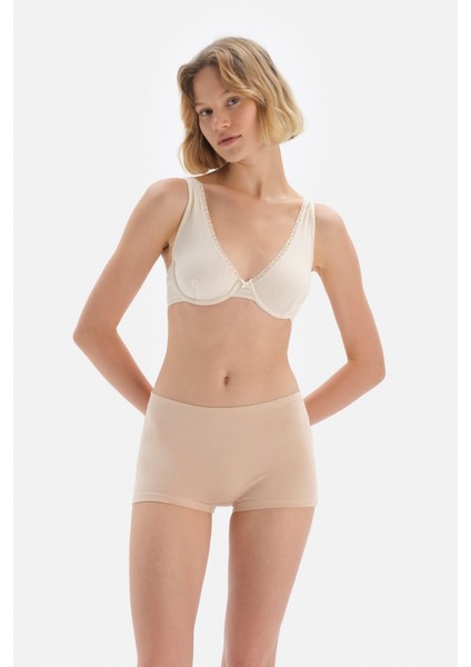 Kadın Pamuklu Yüksek Bel Boxer 5112KC